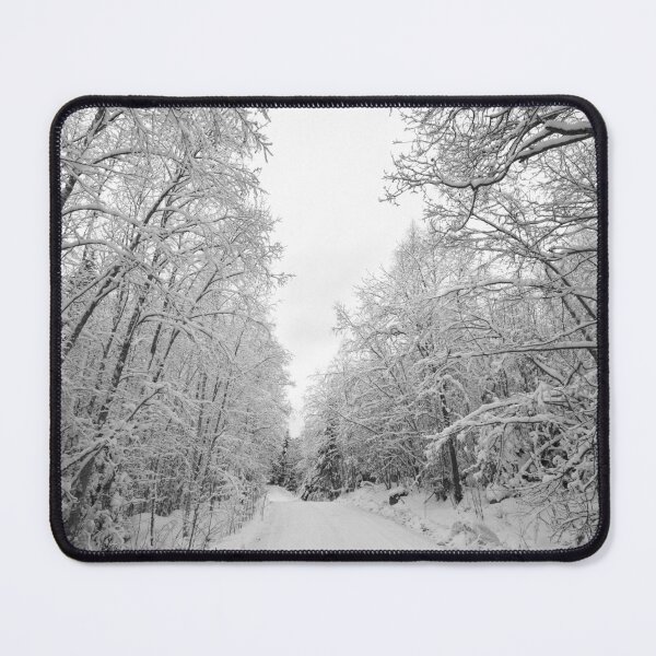 Item preview, Winter road 6 Parkkuu 2023 bw designed and sold by Jouko Lehto Photography.