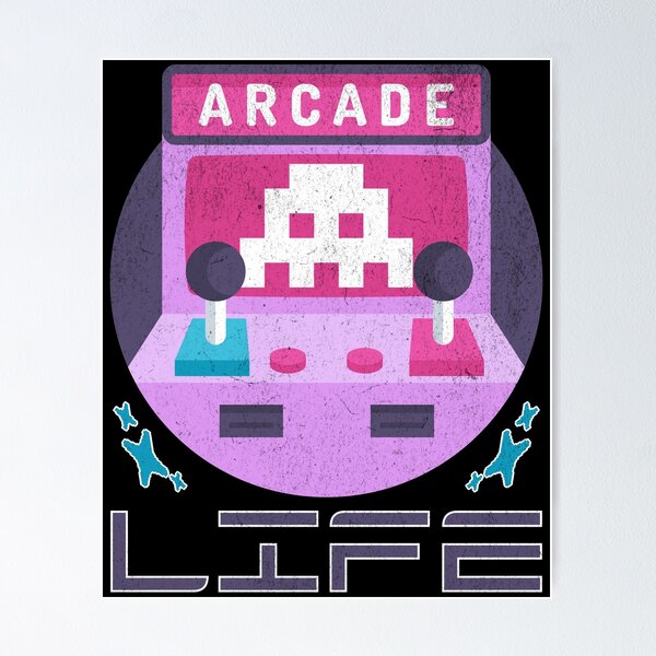 Artikel-Vorschau von Gaming Retro Arcade Life, designt und verkauft von Alterock Designs.