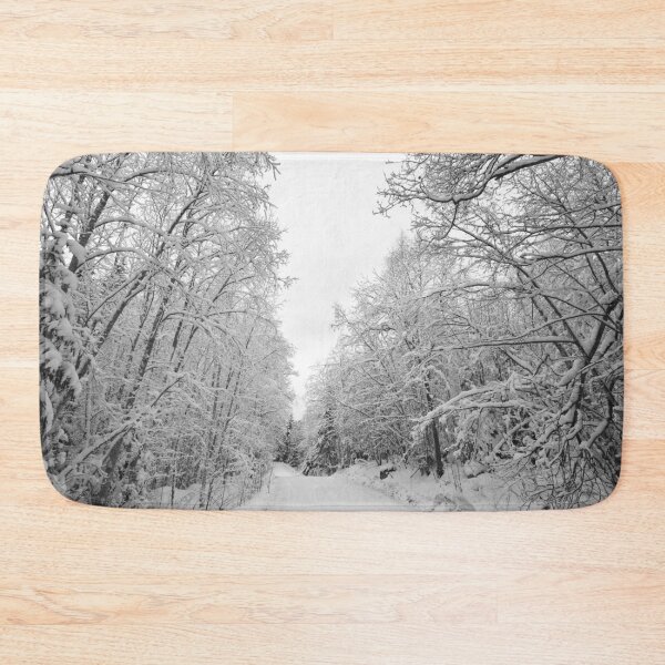 Item preview, Winter road 6 Parkkuu 2023 bw designed and sold by Jouko Lehto Photography.