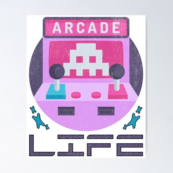 Artikel-Vorschau von Gaming Retro Arcade Life, designt und verkauft von Alterock Designs.