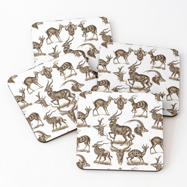 Item preview, Ernst Haeckel Antilopina Antelope Brown  designed and sold by aimeewilson.