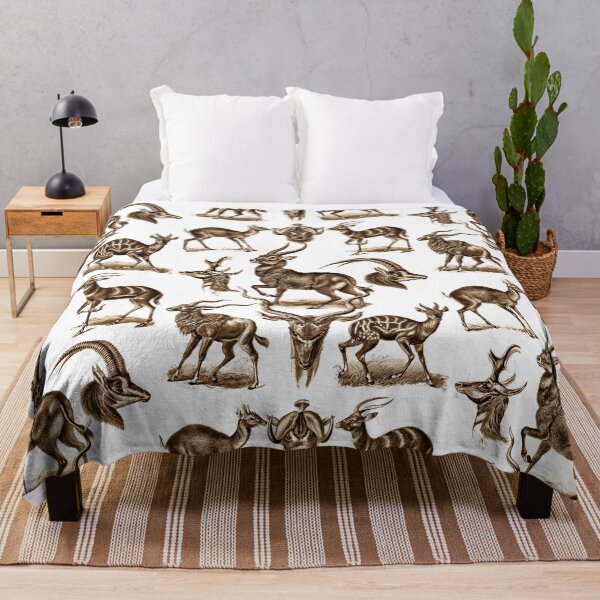 Item preview, Ernst Haeckel Antilopina Antelope Brown  designed and sold by aimeewilson.