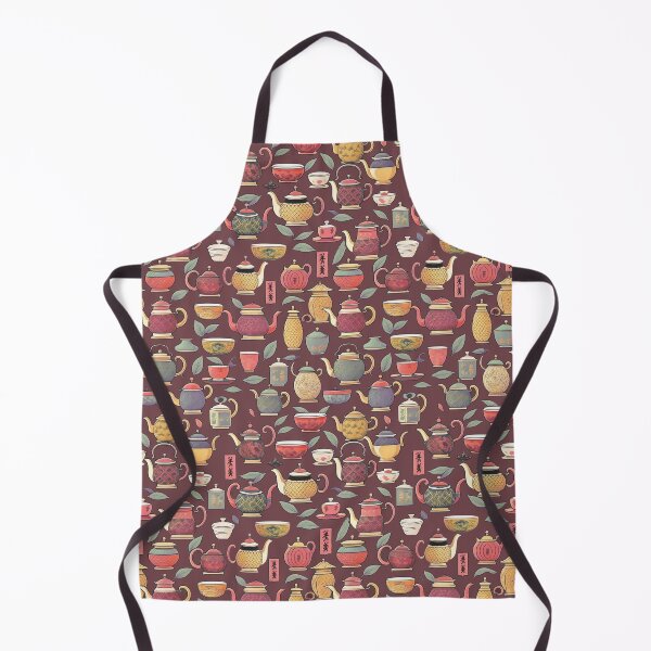 Item preview,  Tea time Japanese relax red bordeaux designed and sold by Alessandro Remo Mazzoni Remotextiles.