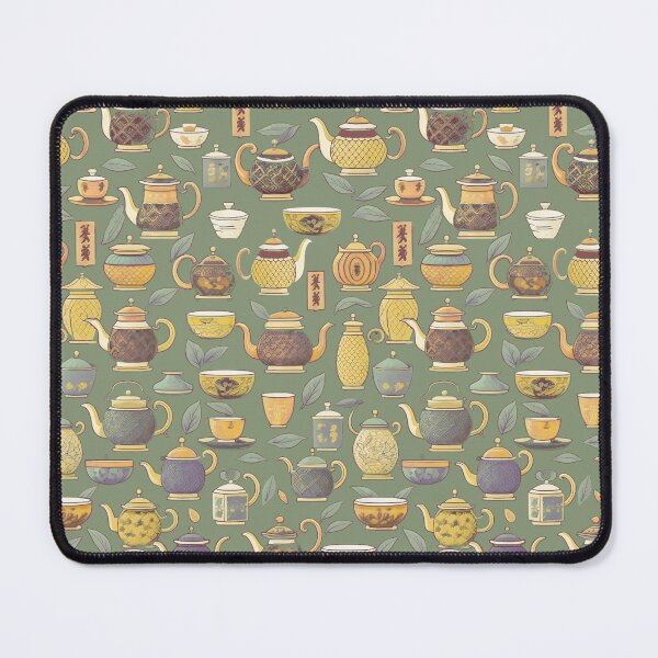 Item preview, Tea time japanese relax green designed and sold by Alessandro Remo Mazzoni Remotextiles.