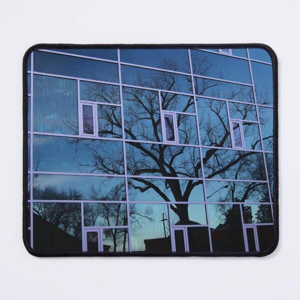 Item preview, Tree Reflection in Windows designed and sold by borealnymph.