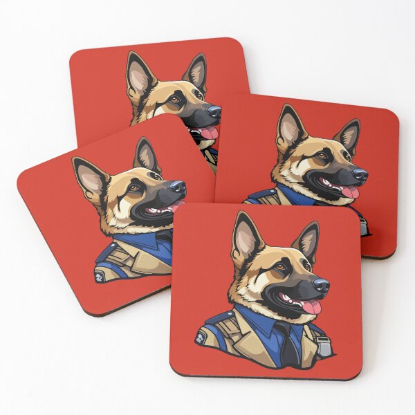 Item preview, Adult police dog designed and sold by StickerLab4.