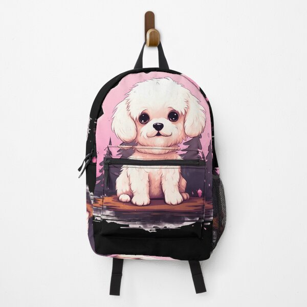 Item preview, Cute Bichon Frise puppy dog breed illustration designed and sold by NBSStore.