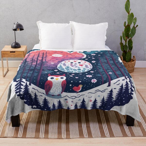 Item preview, Best friends in the winter forest designed and sold by AQuirkyApple.