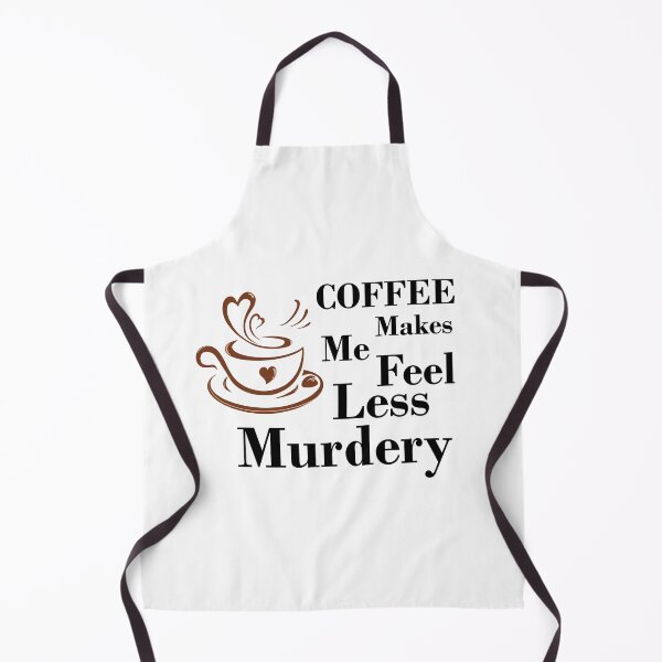 Item preview, Coffee Makes Me Feel Less Murdery Cup (black) designed and sold by Julia2Julia.