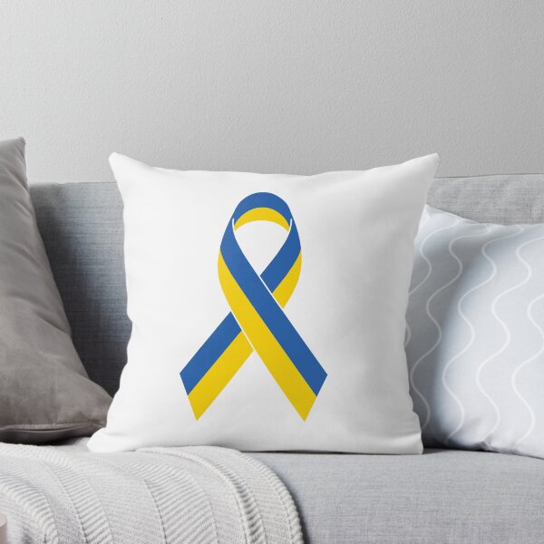 Item preview, Ukraine Ukrainian Support Flag Ribbon designed and sold by FlagX.