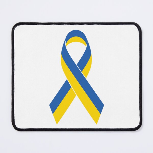 Item preview, Ukraine Ukrainian Support Flag Ribbon designed and sold by FlagX.