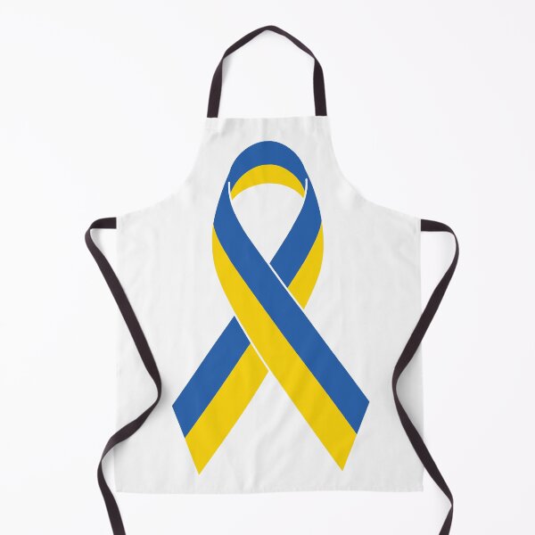 Item preview, Ukraine Ukrainian Support Flag Ribbon designed and sold by FlagX.