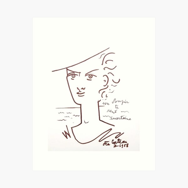 Item preview, Jean cocteau artwork jean cocteau painting jean cocteau designed and sold by Rayscompany.
