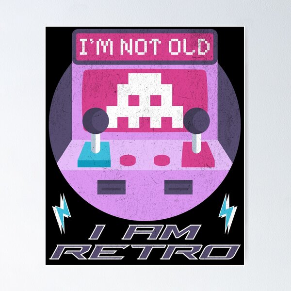 Artikel-Vorschau von Gaming Retro Ich bin nicht alt, ich bin Retro, designt und verkauft von Alterock Designs.