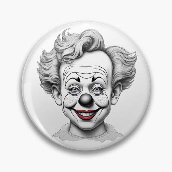 Item preview, A drawing of a clown with a big smile designed and sold by NiRia Spot.