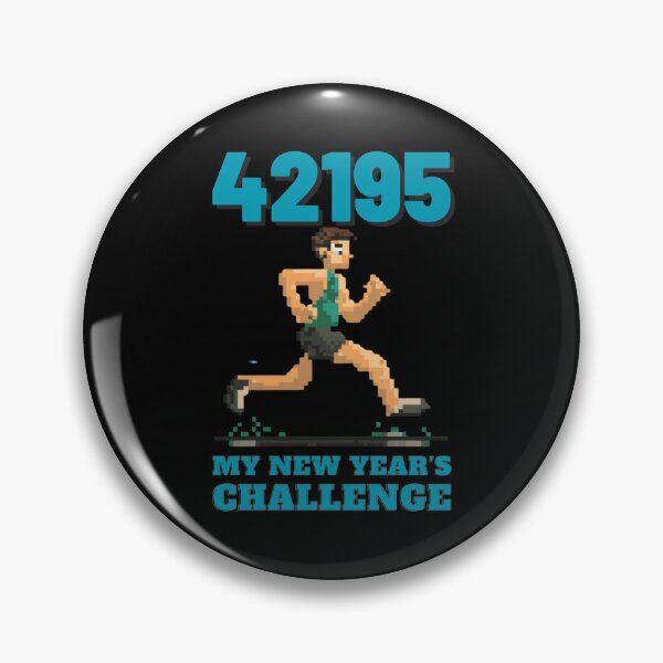 Item preview, New Years Running Challenge 2024 Marathon Running Men Challenge T-Shirt designed and sold by MarsLights.