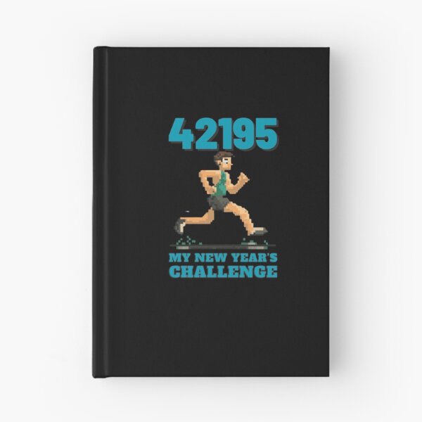 Item preview, New Years Running Challenge 2024 Marathon Running Men Challenge T-Shirt designed and sold by MarsLights.