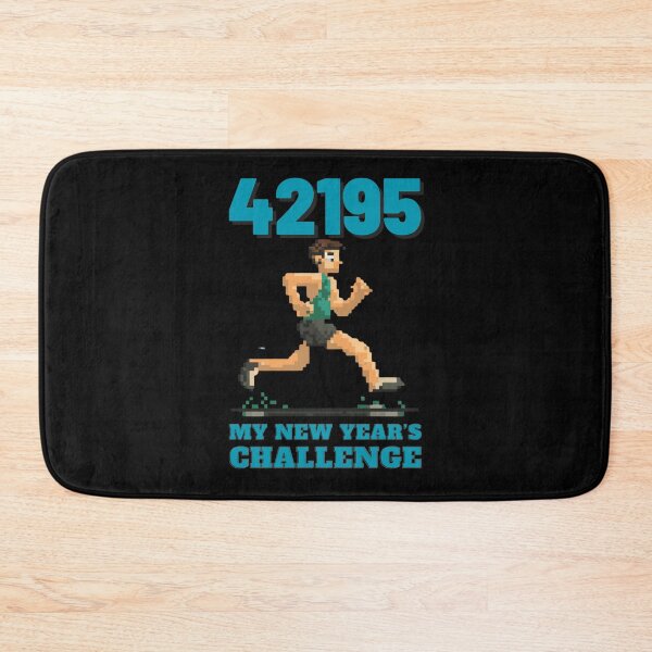 Item preview, New Years Running Challenge 2024 Marathon Running Men Challenge T-Shirt designed and sold by MarsLights.