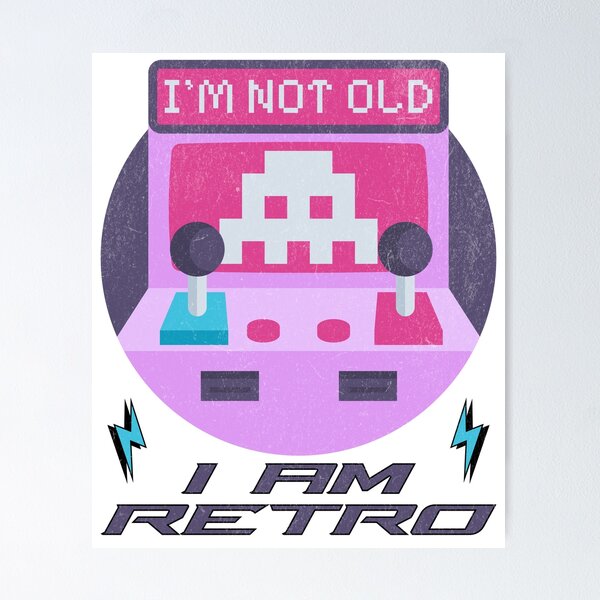 Artikel-Vorschau von Gaming Retro Ich bin nicht alt, ich bin Retro, designt und verkauft von Alterock Designs.