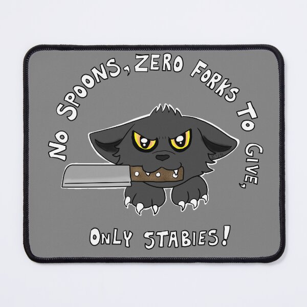 Item preview, No forks to give designed and sold by PyroAshes.