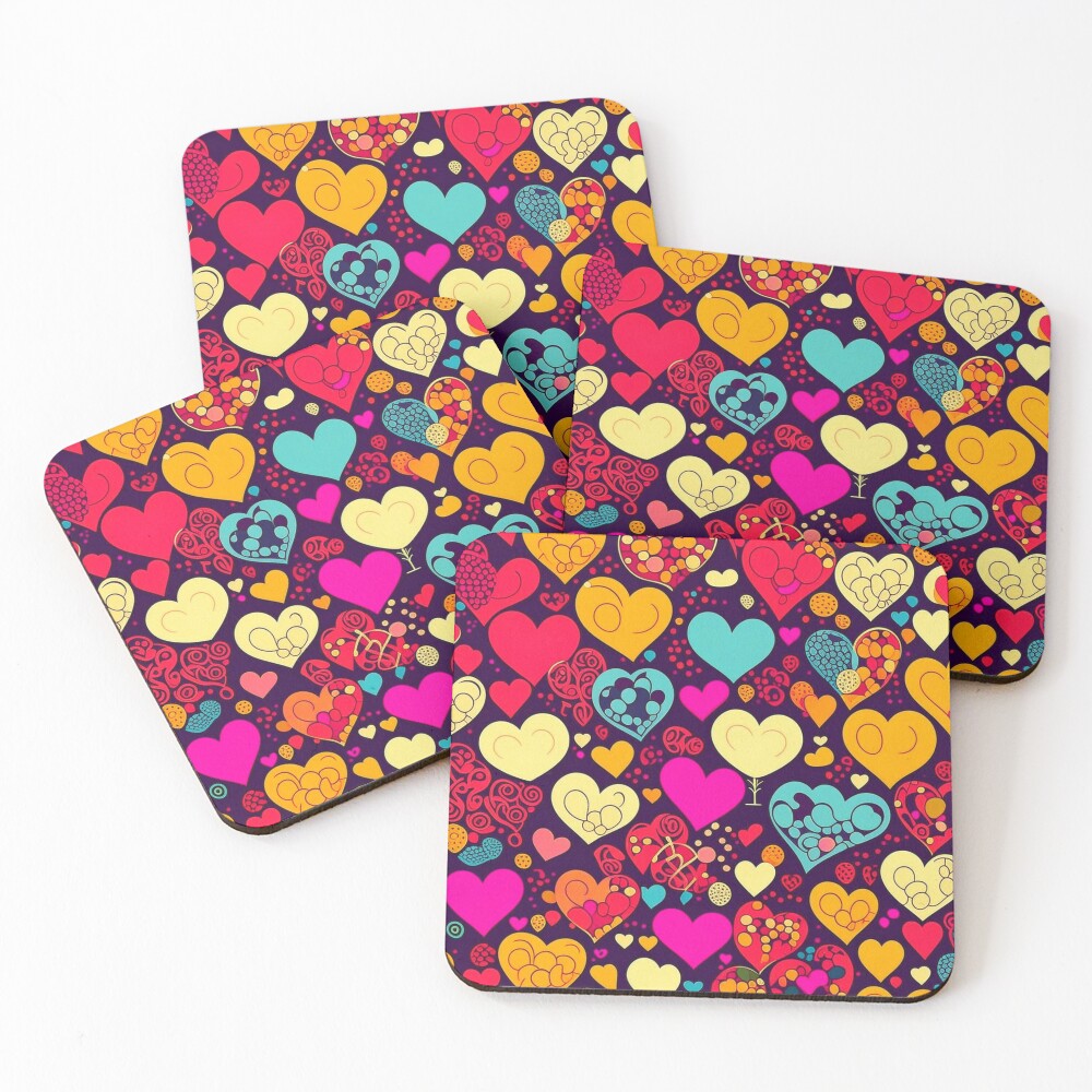 Item preview, Coasters (Set of 4) designed and sold by MirucaDesign.