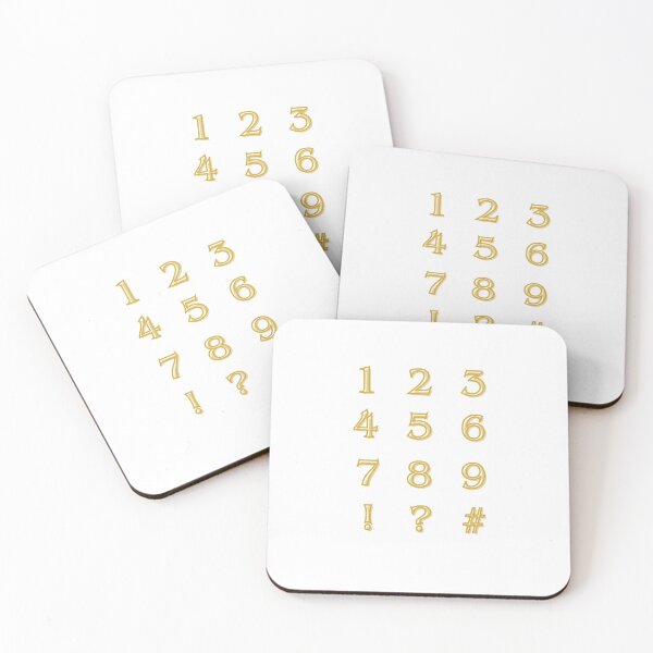 Item preview, aesthetic numbers 1-9 and special characters ?!# designed and sold by stayfreshbyme.