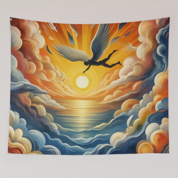 Item preview,  The Fall of Icarus designed and sold by ClassicRetroism.