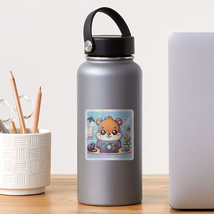 Item preview, Holographic Sticker designed and sold by TeeMugs3.