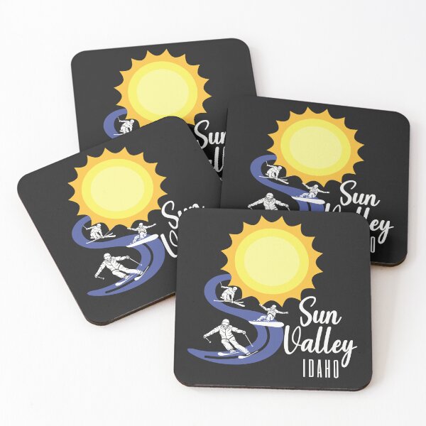 Item preview,  Sun Valley, Idaho. White text. Gift Ideas For The Ski Enthusiast. designed and sold by LindaLG.