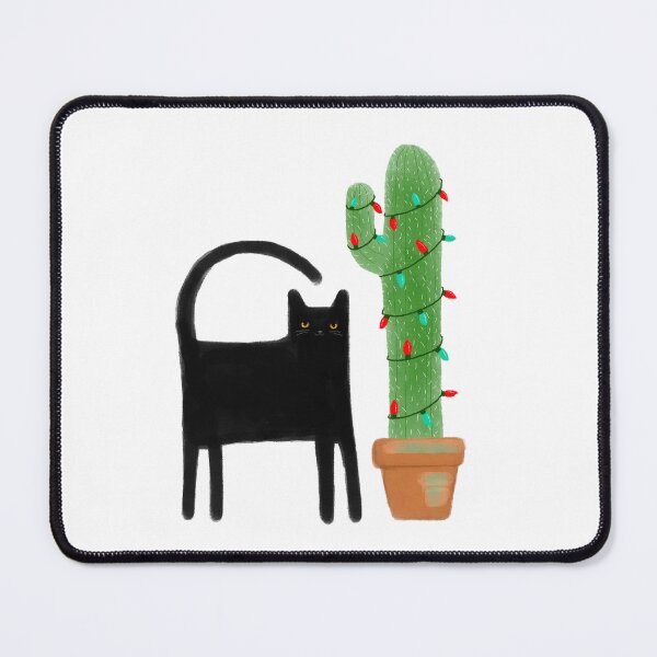Item preview, Southwestern Christmas Cat designed and sold by KilkennyCat Art.