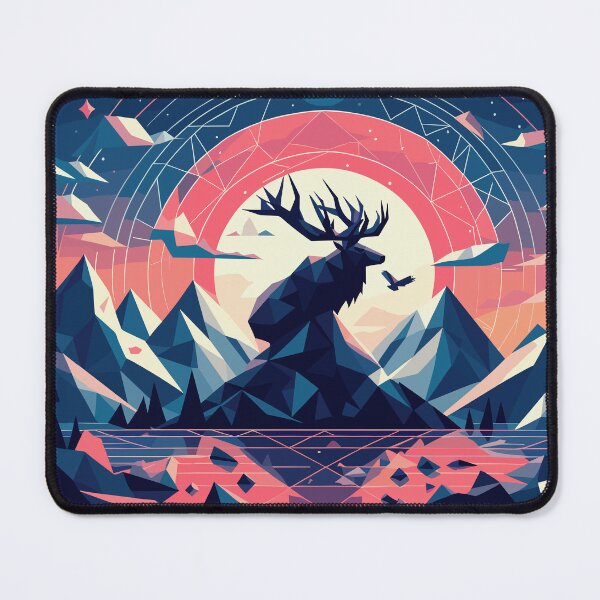 Item preview, Mountain Deer on the Lake designed and sold by FRUU-design.