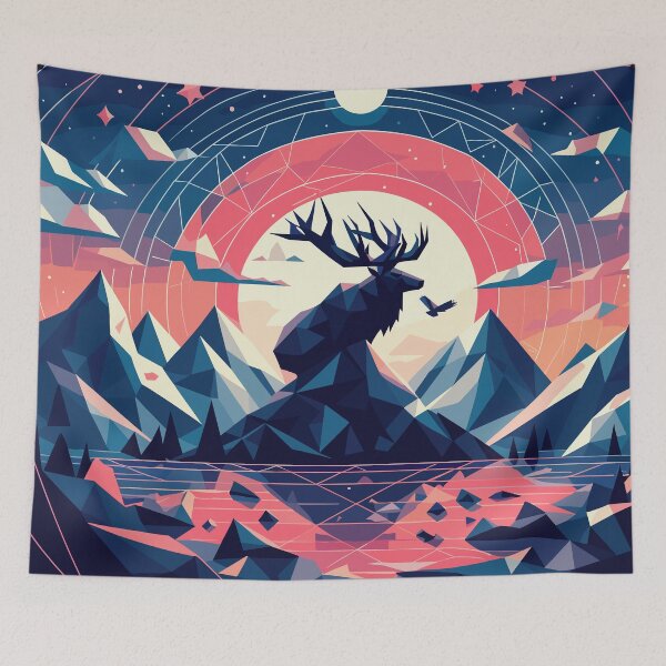 Item preview, Mountain Deer on the Lake designed and sold by FRUU-design.