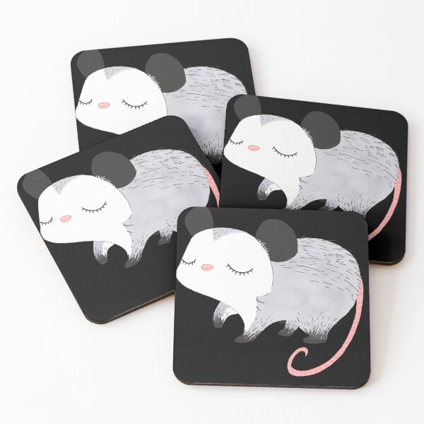 Item preview, Laidback Calm Opossum Relaxed Animal Watercolor Art designed and sold by zenpatterns.