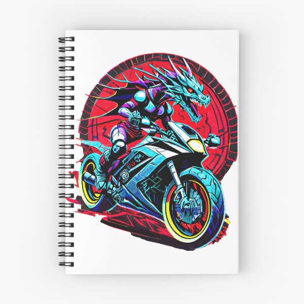 Item preview, Dragon on a Motorcycle designed and sold by BADESIGNZZ.
