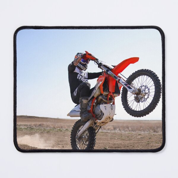 Item preview, Dirt Bike Wheelie in the Desert designed and sold by kenedyraemedia.