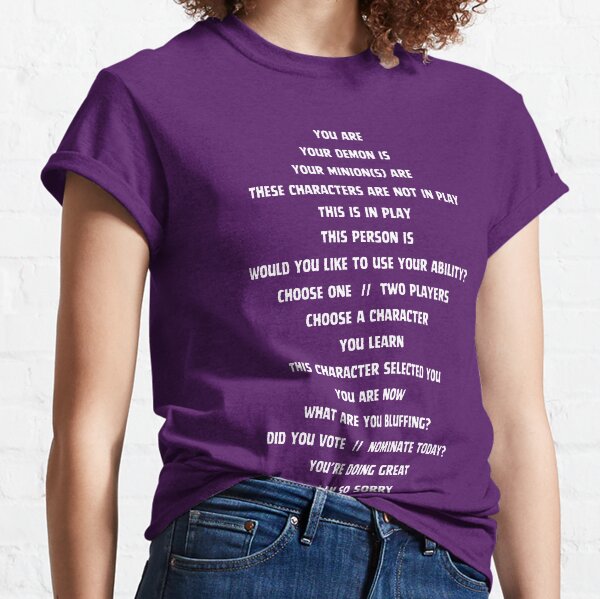 Item preview, Blood on the clocktower Storyteller's best friend White designed and sold by clocktowernerd.