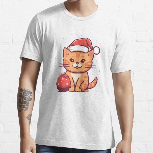 Item preview, Cozy Christmas Cat - Festive Feline Illustration designed and sold by AnatoliiKys.