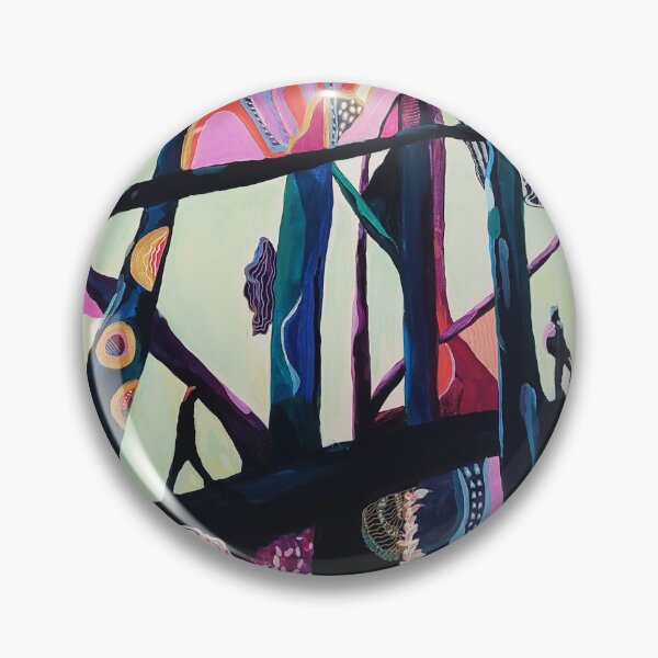 Item preview, Painting Canopee forest with hikers designed and sold by Elobibie.