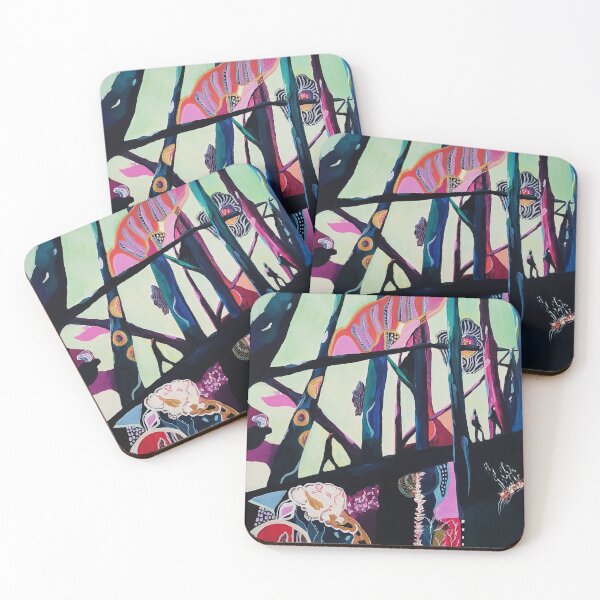 Item preview, Painting Canopee forest with hikers designed and sold by Elobibie.