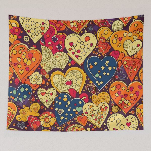 Item preview, Hearts Pattern designed and sold by MirucaDesign.