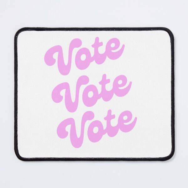Item preview, Groovy Retro Pastel Pink Vintage Aesthetic Vote  designed and sold by VioletsnPansies.