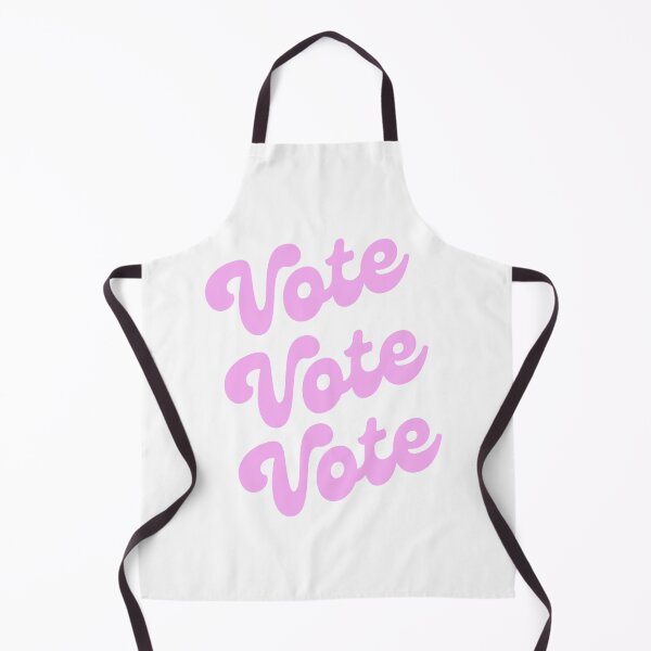 Item preview, Groovy Retro Pastel Pink Vintage Aesthetic Vote designed and sold by VioletsnPansies.