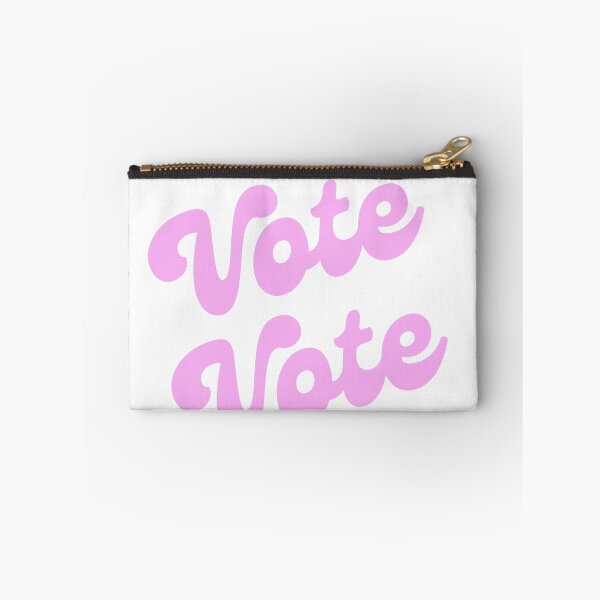 Item preview, Groovy Retro Pastel Pink Vintage Aesthetic Vote  designed and sold by VioletsnPansies.