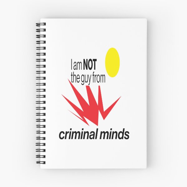 Item preview, I am not the guy from criminal minds designed and sold by Grey Smith.