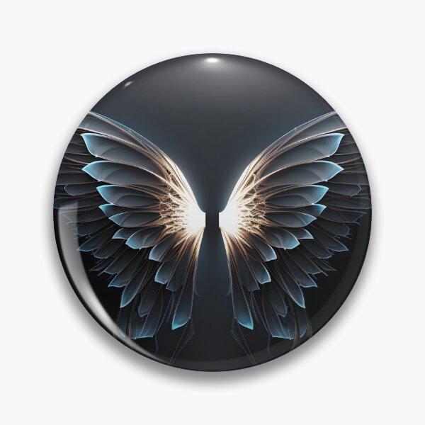 Item preview, aura accented pair of wings print designed and sold by dcrc.