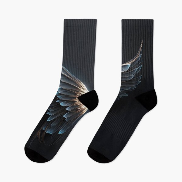 Item preview, aura accented pair of wings print designed and sold by dcrc.