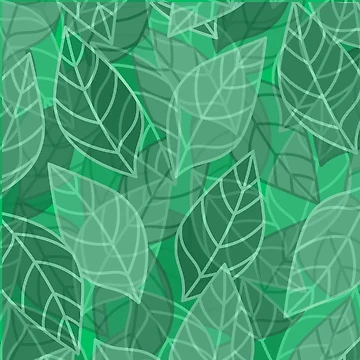 Artwork thumbnail, Spring leaf pattern by WildsideArtShop