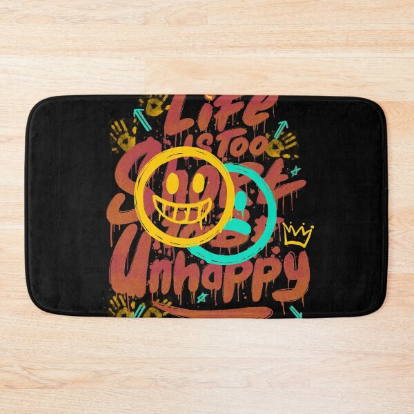 Item preview, LIFE IS TOO SHORT TO BE UNHAPPY designed and sold by momon artwork.