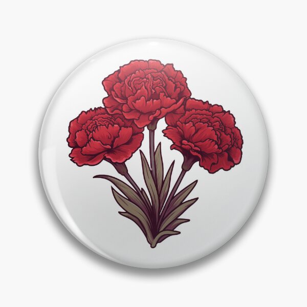 Item preview, Garnet Carnations for January Birth Month designed and sold by AutumnAnnes.