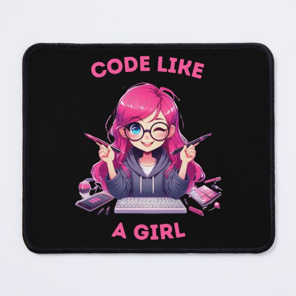 Item preview, Coder Girl Perfect Gift for Programmer designed and sold by Golden-Heaven.